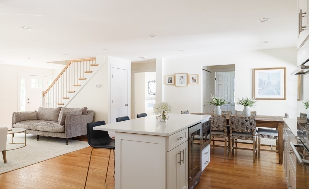 3 Garrison Road Wellesley, MA 02482 - Photo 8 of 36 a view of livingroom with furniture and wooden floor