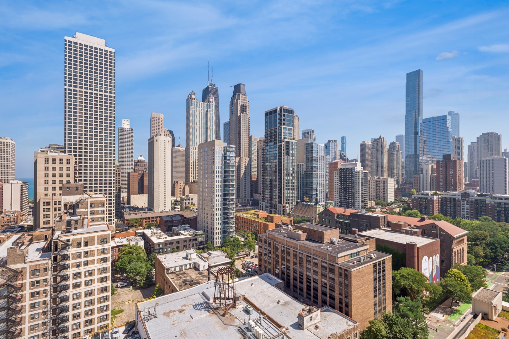 111 West Maple Street, Unit 1704 Chicago, IL 60610 - Photo 19 of 24 a city view with tall buildings
