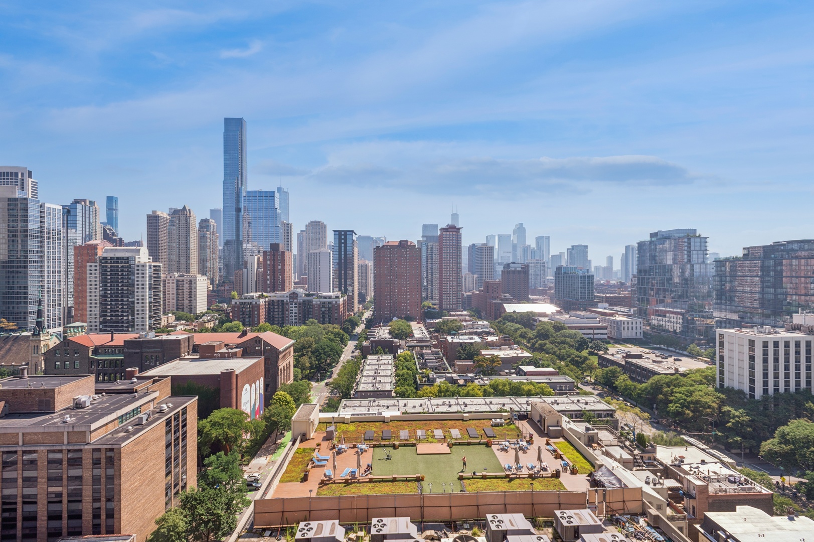 111 West Maple Street, Unit 1704 Chicago, IL 60610 - Photo 20 of 24 a city view with tall buildings