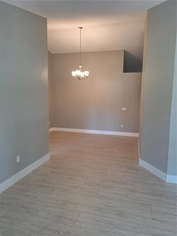 an empty room with a empty space