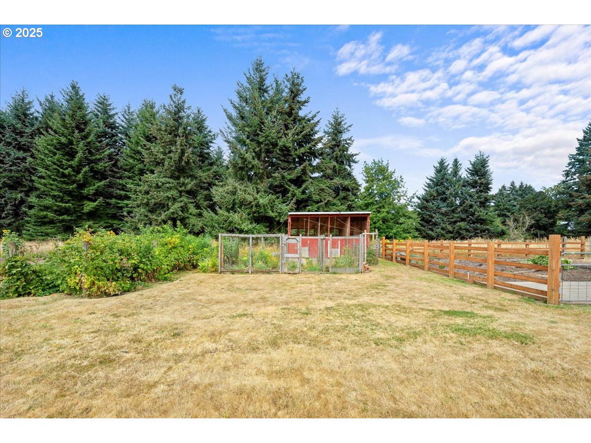 11623 Broadacres Road Northeast Hubbard, OR 97032 - Photo 37 of 48 a backyard of a house with lots of green space