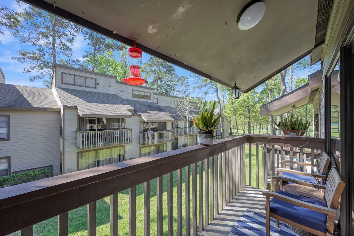 12900 Walden Road, Unit 620 Montgomery, TX 77356 - Photo 16 of 21 a view of balcony with a potted plant