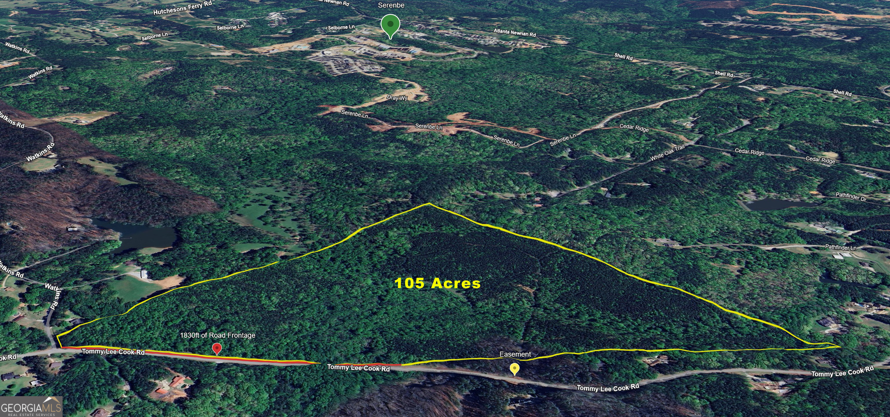 3201 Tommy Lee Cook Road Newnan, GA 30263 - Photo 2 of 11 a view of a tennis court