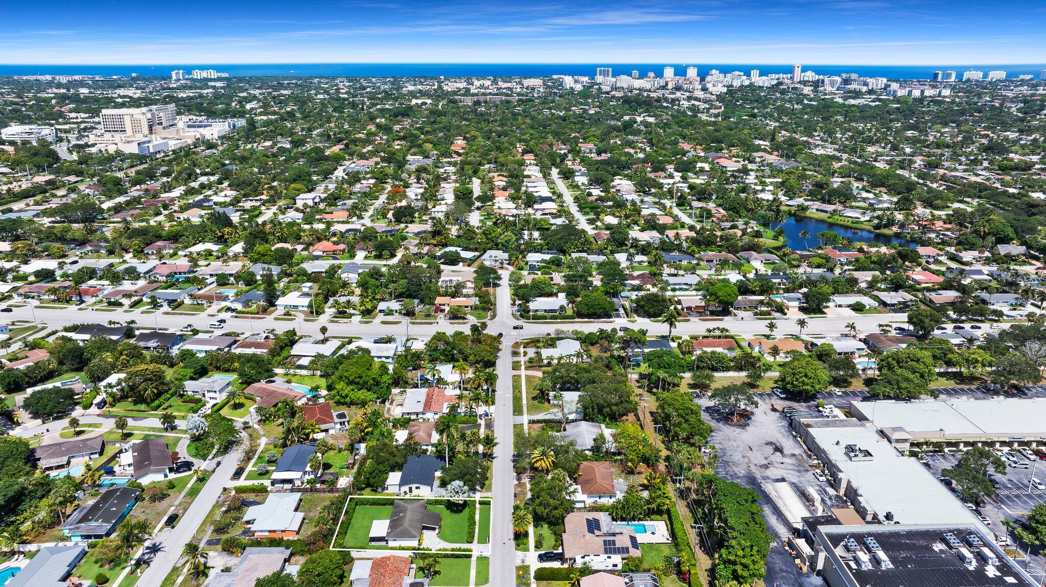 1269 Northwest 4th Street Boca Raton, FL 33486 - Photo 29 of 29 Ariel View South