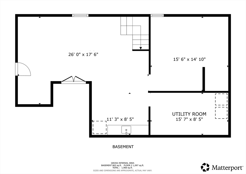 58 Bowler Street Fall River, MA 02723 - Photo 32 of 32 a picture of a floor plan
