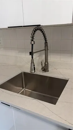 a close view of sink