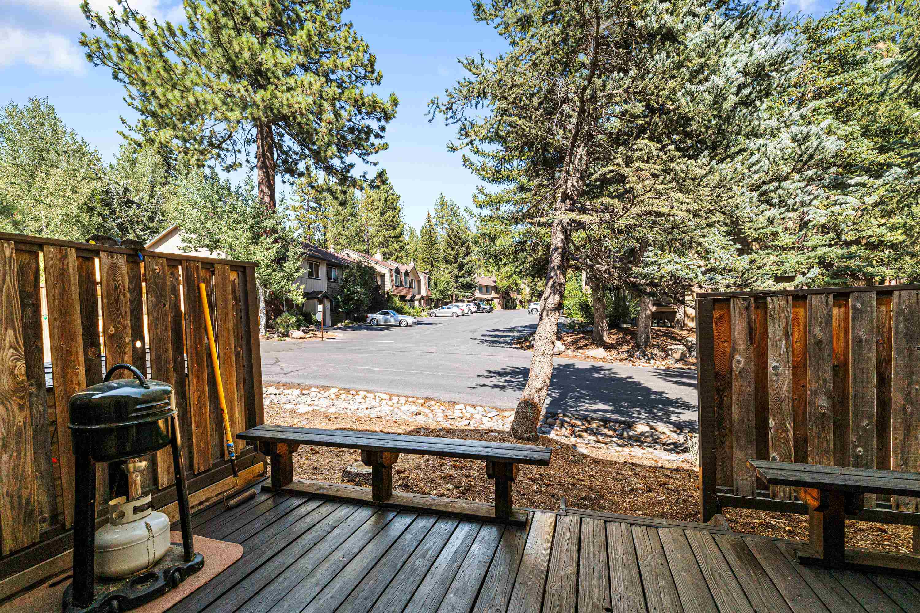 3101 Lake Forest Road, Unit 163 Tahoe City, CA 96145 - Photo 11 of 21 a view of a wooden floor with a bench