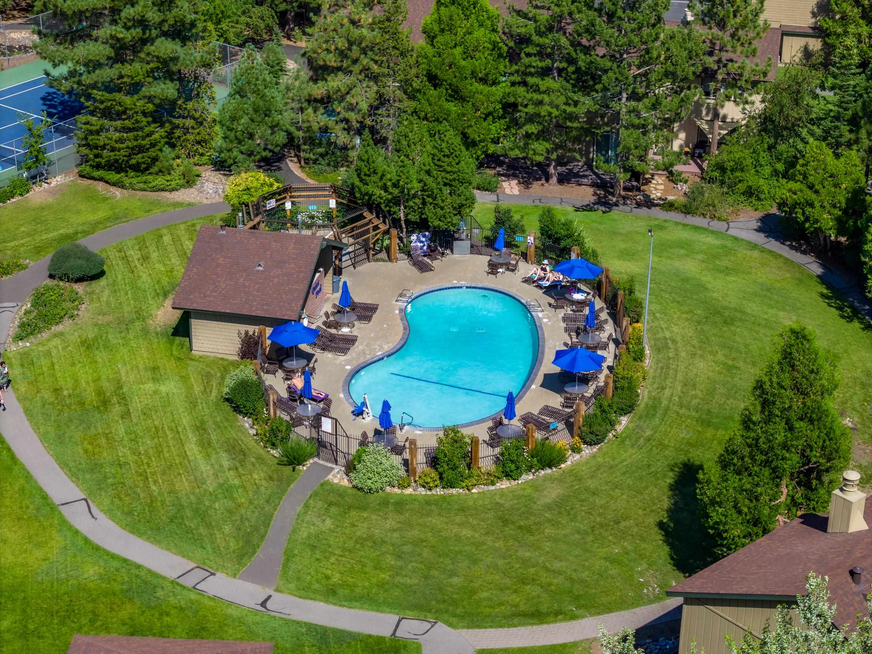 3101 Lake Forest Road, Unit 163 Tahoe City, CA 96145 - Photo 21 of 21 an aerial view of a house