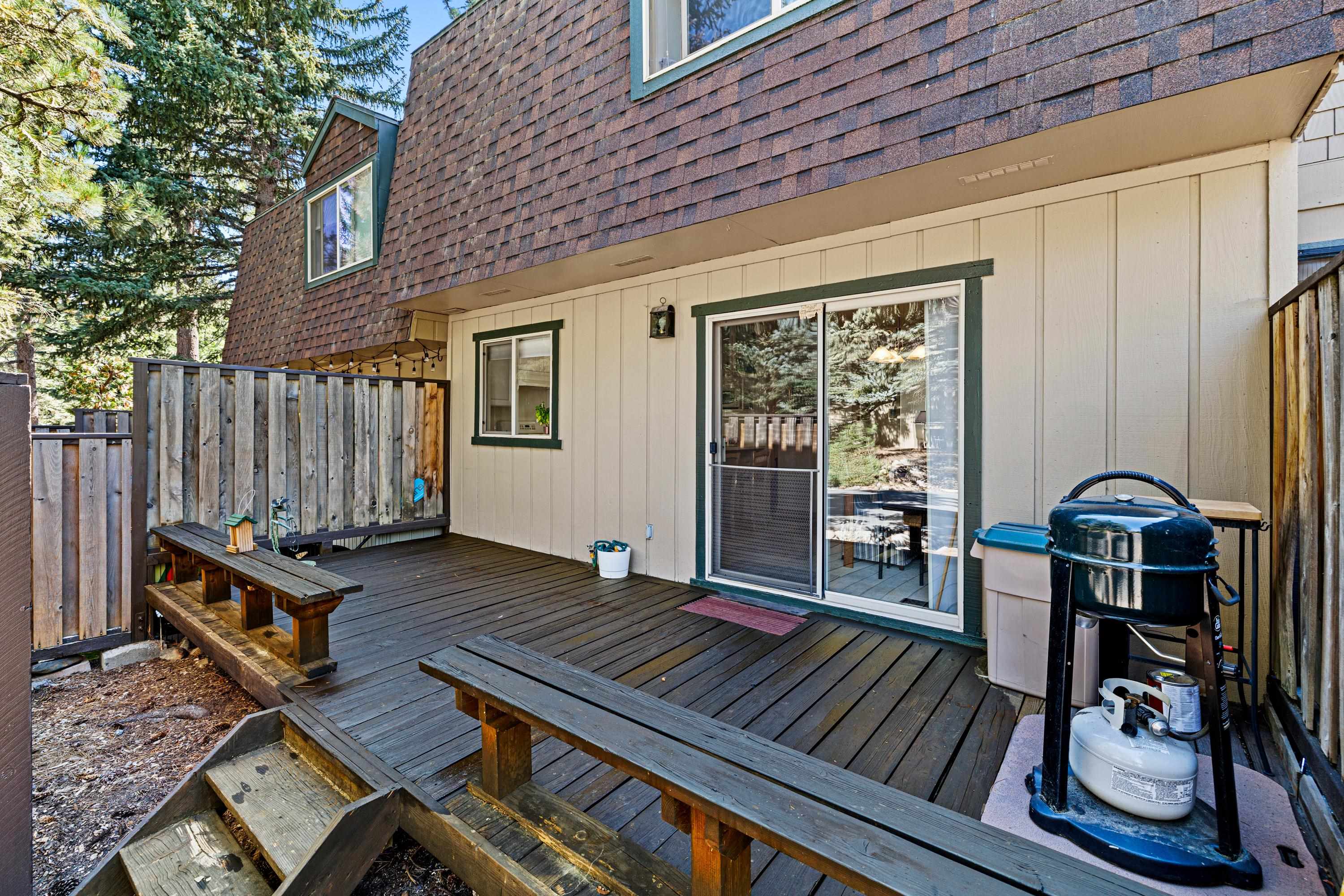3101 Lake Forest Road, Unit 163 Tahoe City, CA 96145 - Photo 10 of 21 a view of balcony with wooden floor and furniture