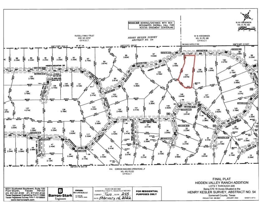 2277 Hidden Vly Road Glen Rose, TX 76043 - Photo 2 of 8 a black and white photo of a