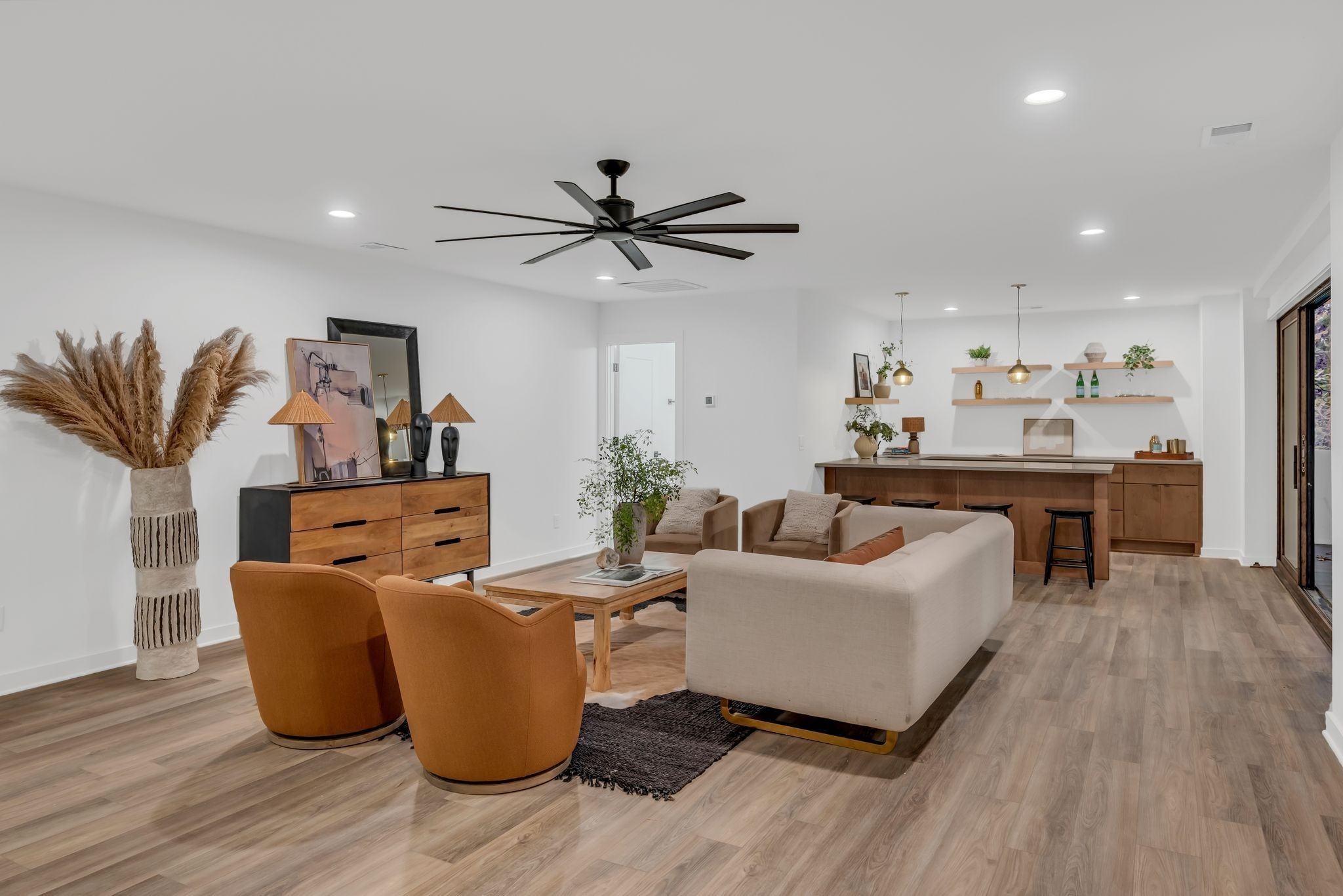 3556 Pleasant Valley Road Nashville, TN 37204 - Photo 66 of 83 a living room with furniture and a wooden floor