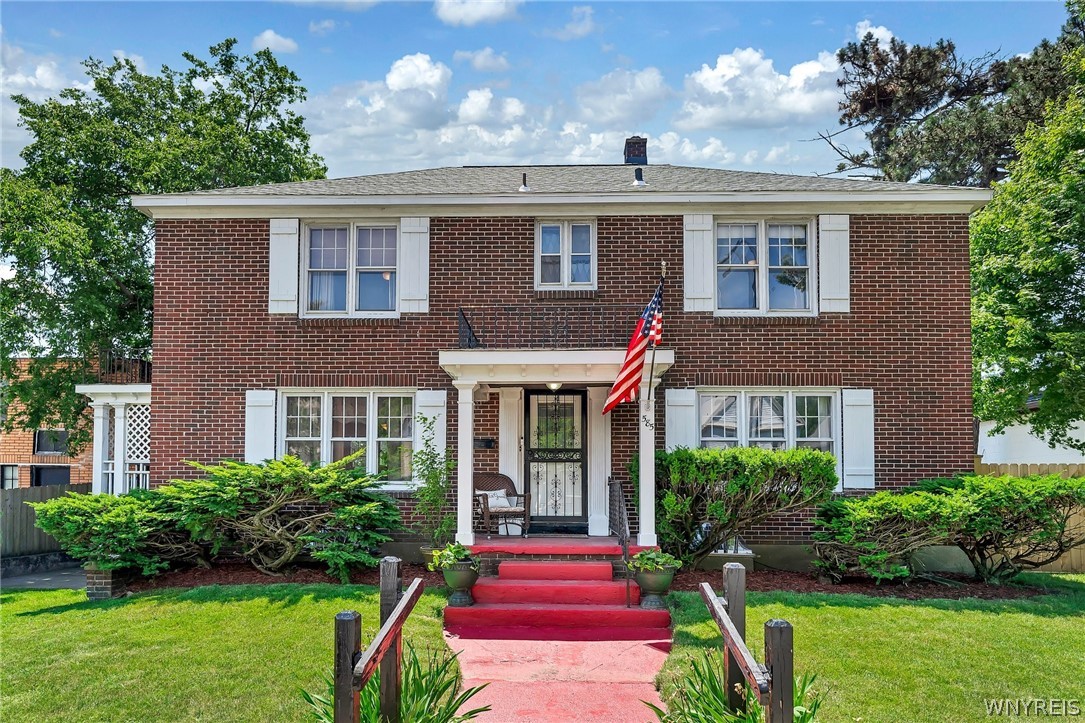 585 Ridge Road Lackawanna, NY 14218 - Photo 1 of 1 CLASSIC BRICK COLONIAL WITH PILLARED FRONT