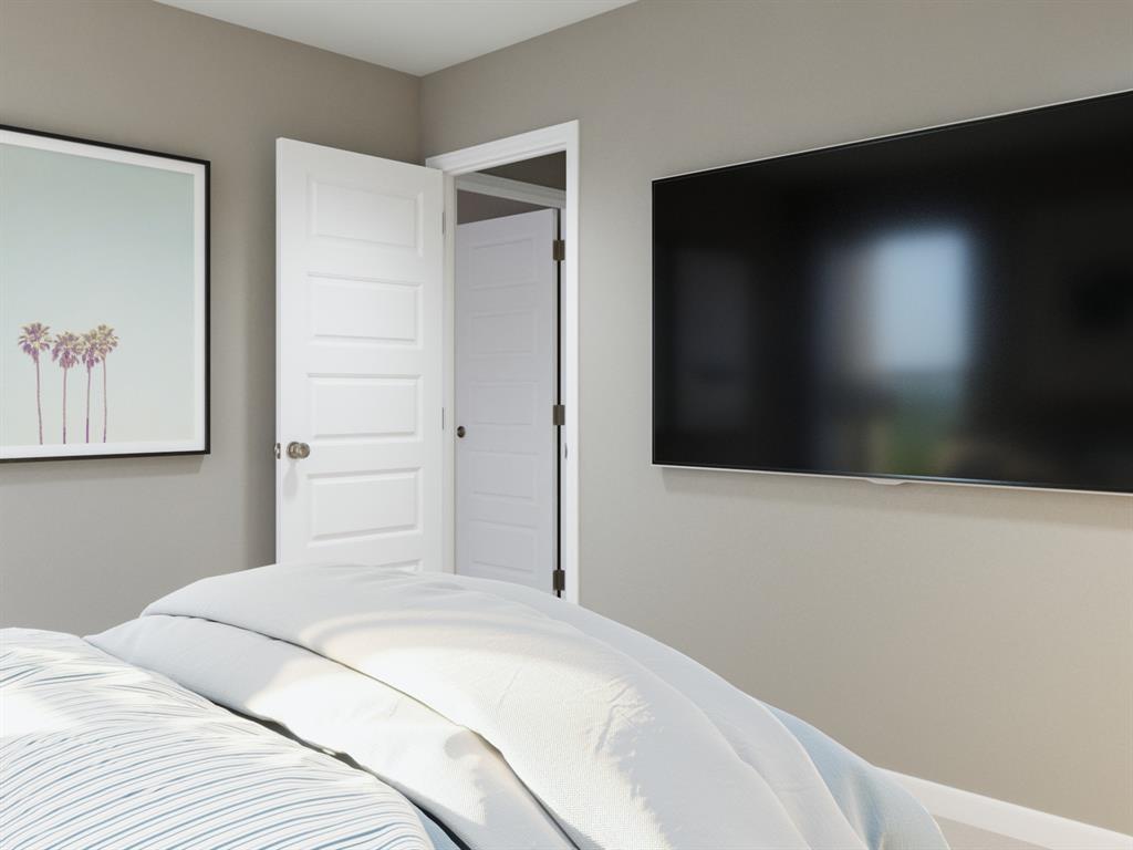 5024 Cervinae Road Crowley, TX 76036 - Photo 35 of 38 a bedroom with a bed and a painting on the wall