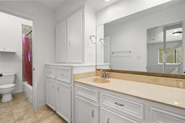 a bathroom with a sink and a toilet