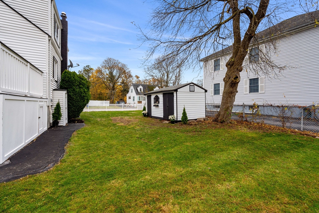 7 Davis Street Saugus, MA 01906 - Photo 37 of 42 a view of a back yard of the house