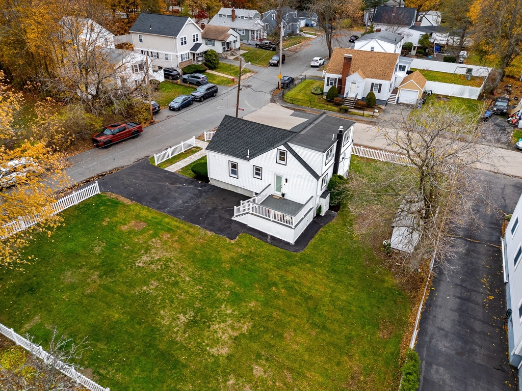 7 Davis Street Saugus, MA 01906 - Photo 40 of 42 an aerial view of residential houses with outdoor space