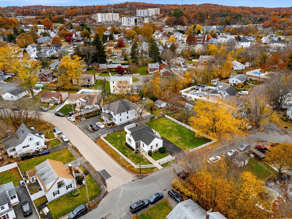 7 Davis Street Saugus, MA 01906 - Photo 42 of 42 an aerial view of residential houses with outdoor space