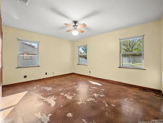 a view of an empty room