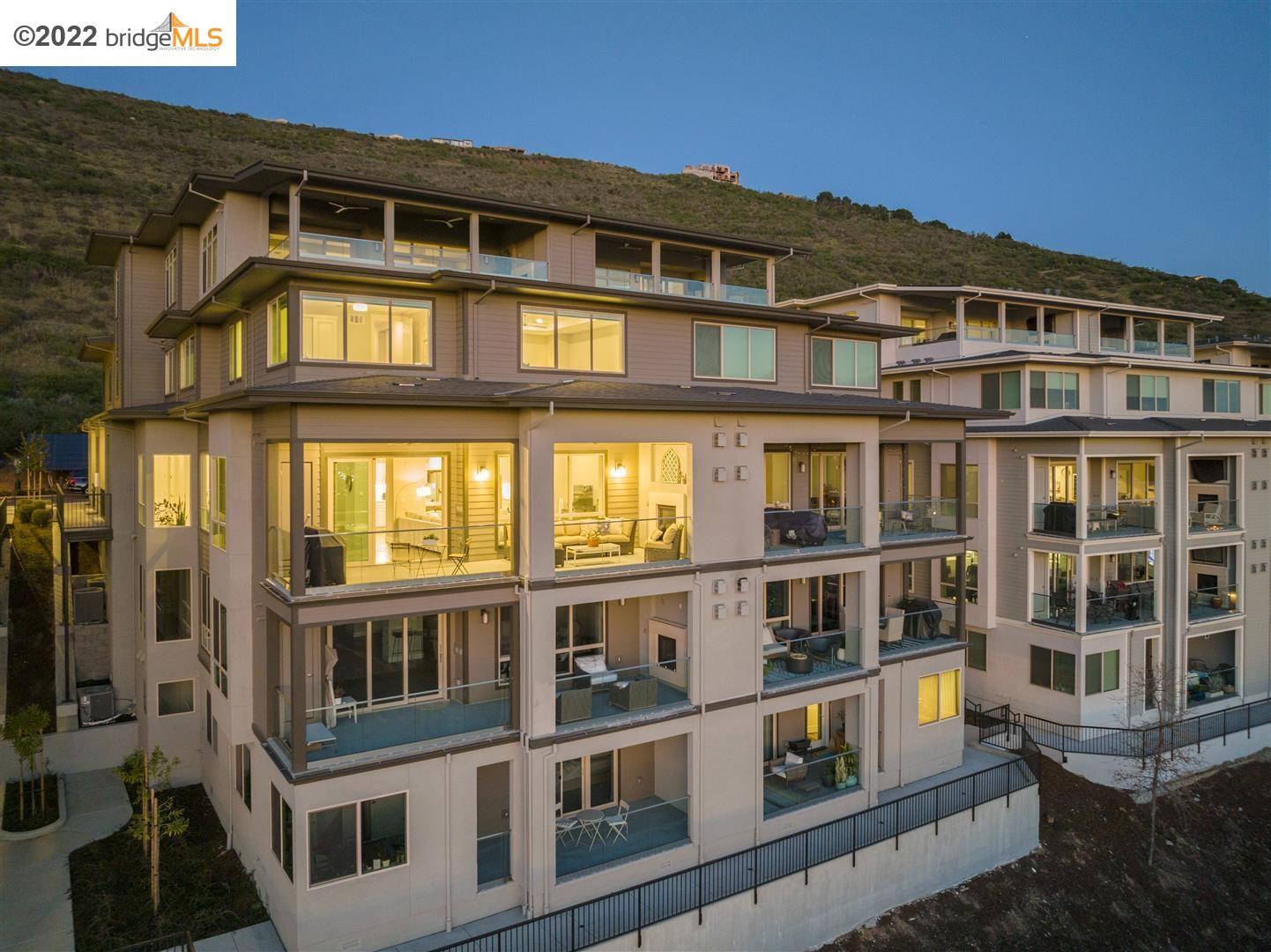 a front view of residential building