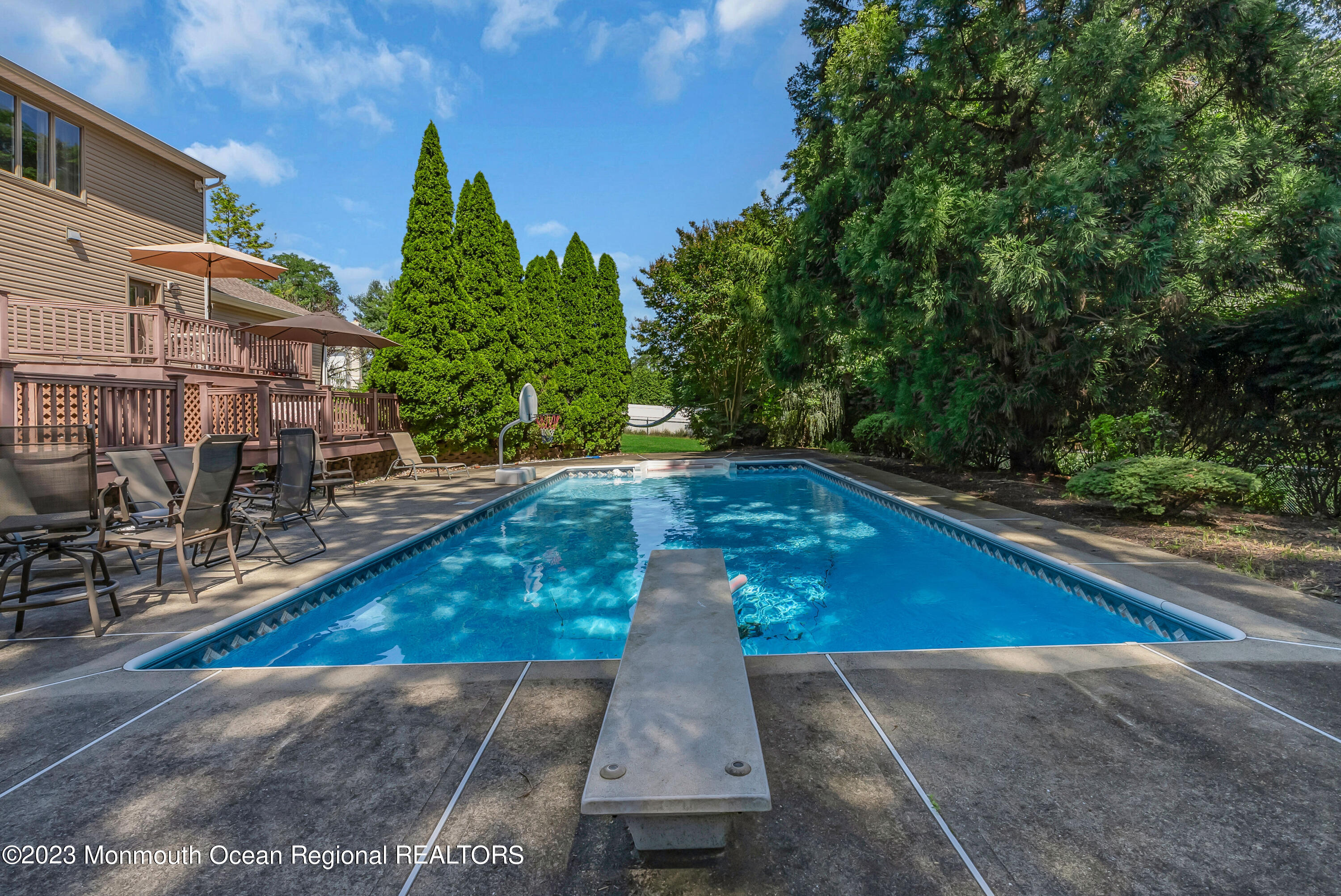 200 Parker Road West Long Branch, NJ 07764 - Photo 43 of 50 a view of a swimming pool with an outdoor space