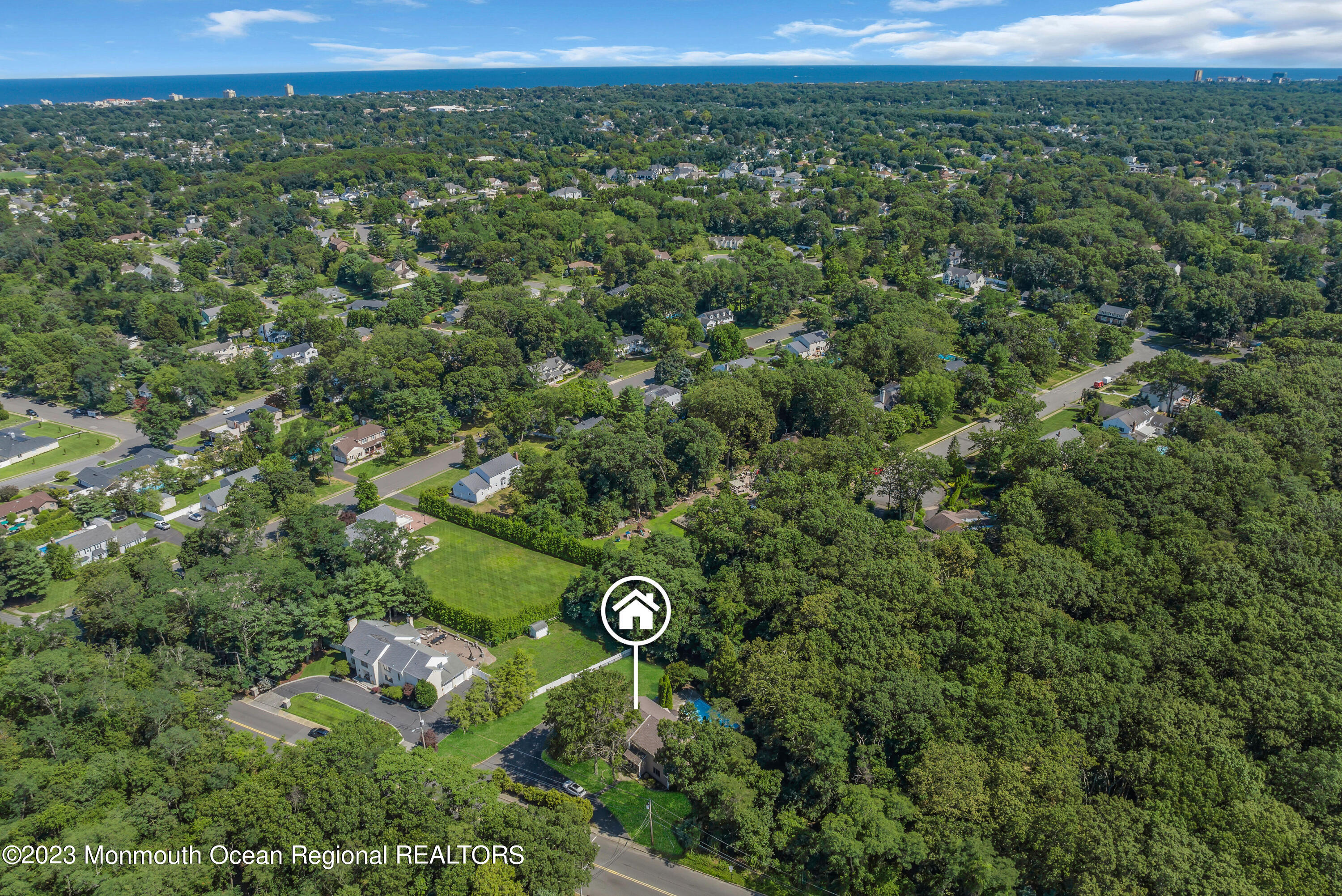 200 Parker Road West Long Branch, NJ 07764 - Photo 50 of 50 view of a city with lush green forest