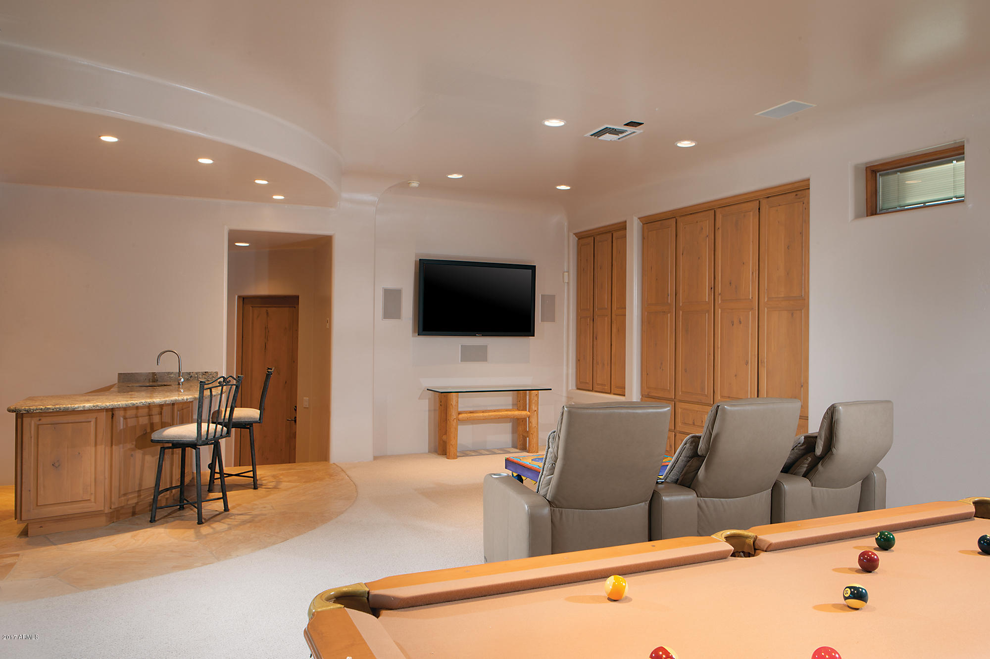 9701 East Happy Valley Road, Unit 13 Scottsdale, AZ 85255 - Photo 23 of 34 Game-Theater Room