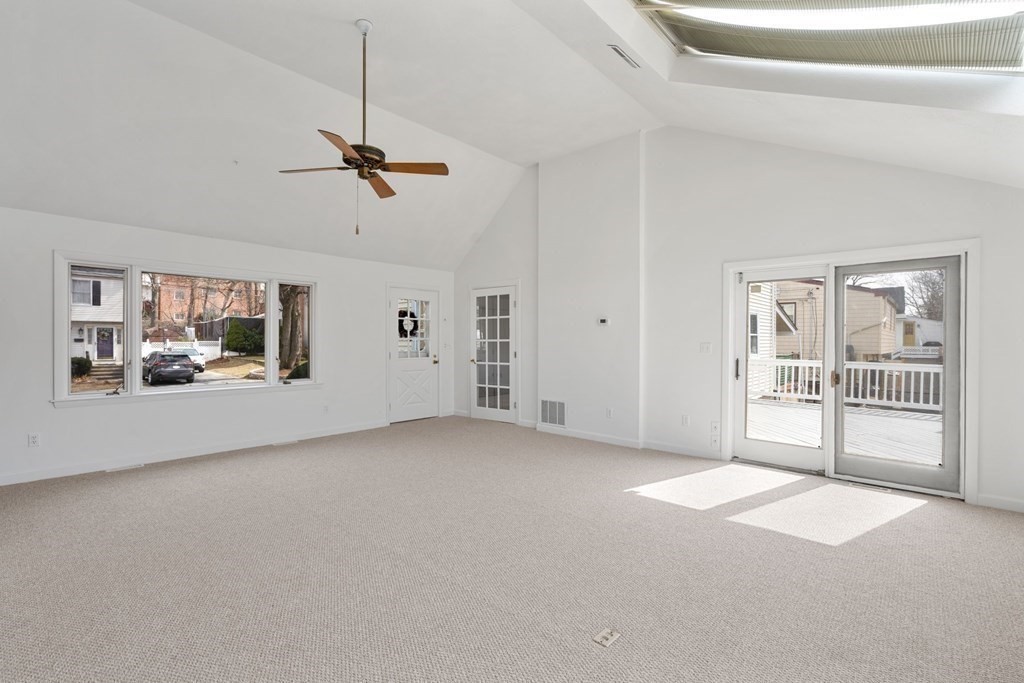 21 Desoto Road Boston, MA 02132 - Photo 17 of 37 a view of a livingroom with furniture and ceiling fan