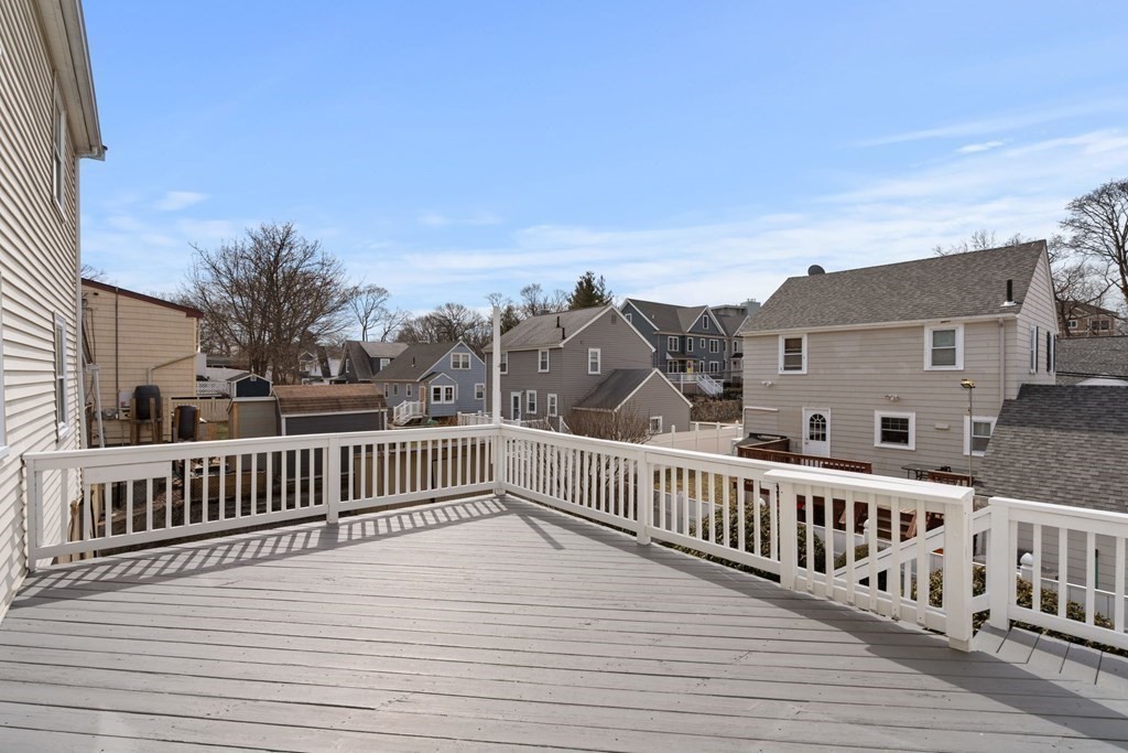 21 Desoto Road Boston, MA 02132 - Photo 35 of 37 a view of a balcony with wooden fence