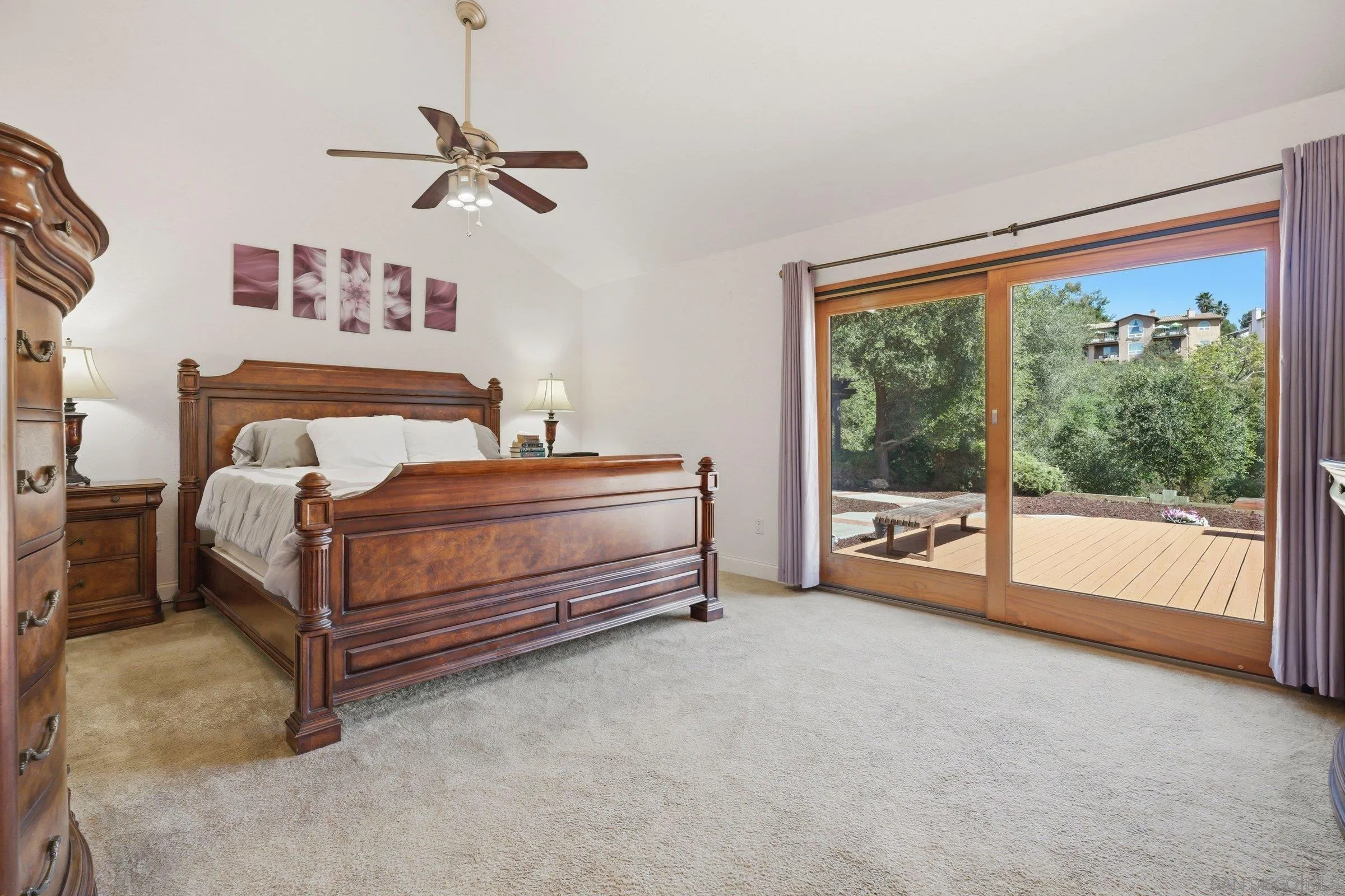 15927 Litten Way Ramona, CA 92065 - Photo 14 of 33 a bedroom with furniture and a large window