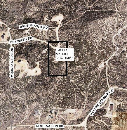 0 Off Of Dry Wash Road Anza, CA 92539 - Photo 2 of 2 Additional Photo