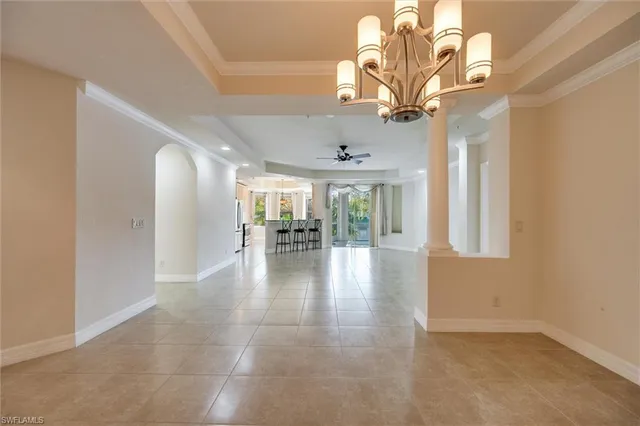 a view of a livingroom with furniture and hardwood floor