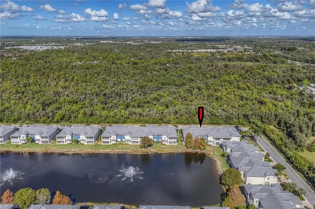 a view of a lake with an ocean view