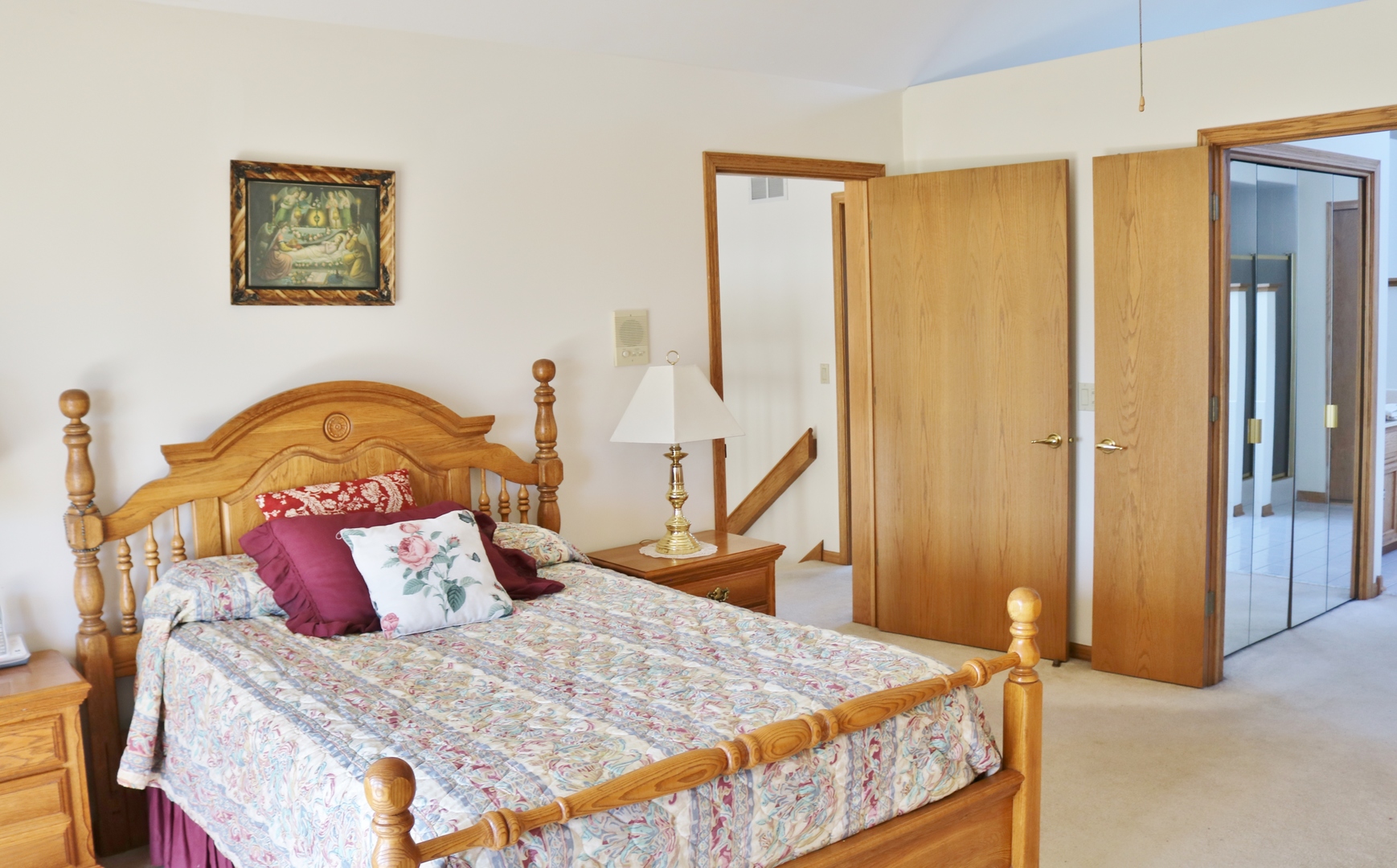 12232 Grove Road Minooka, IL 60447 - Photo 11 of 57 a bedroom with a bed and wooden floor