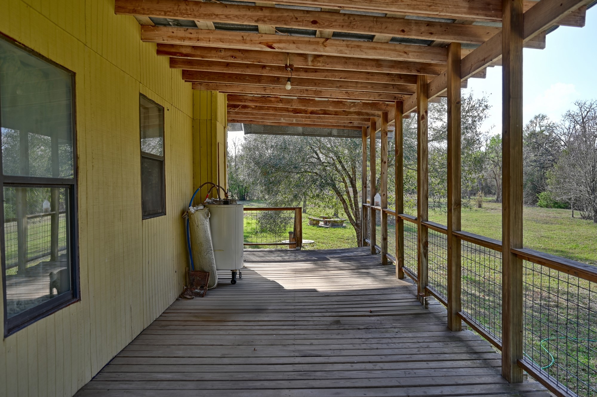 2514 Finke Road Round Top, TX 78954 - Photo 8 of 50 Exterior House Rear Deck