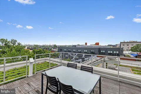 a view of city from balcony