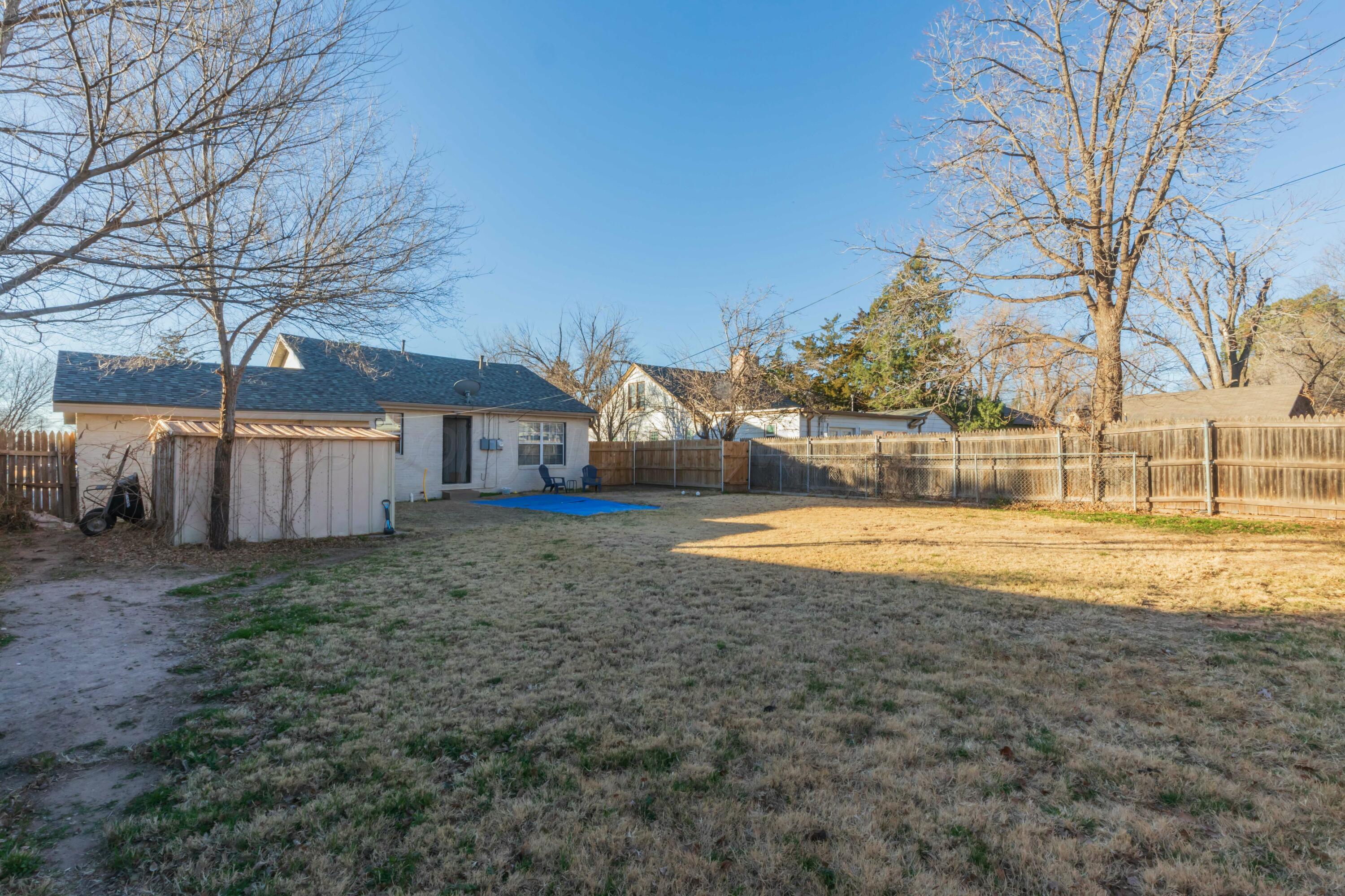 401 Sunset Terrace Amarillo, TX 79106 - Photo 15 of 15 Back Yard