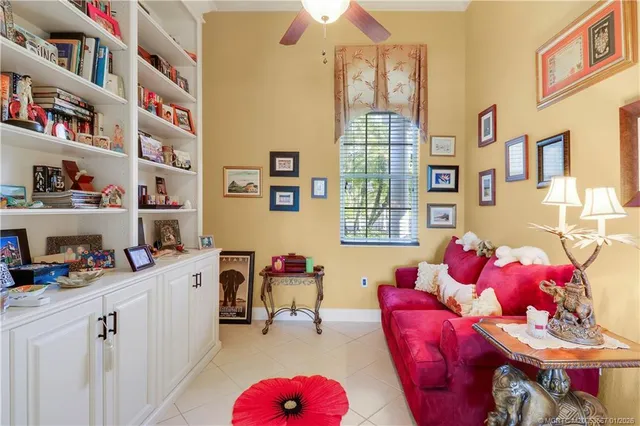 an entrance view of a house with a porch