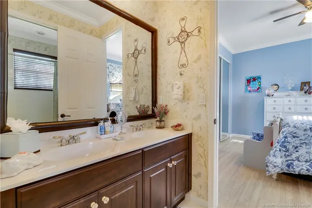 an aerial view of residential house with outdoor space