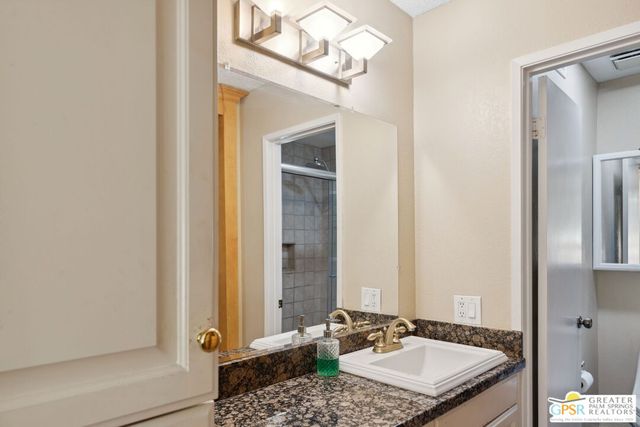 a room with furniture