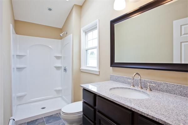 140 Druid Hill Road Springfield, MA 01129 - Photo 18 of 23 a bathroom with a granite countertop sink toilet and shower