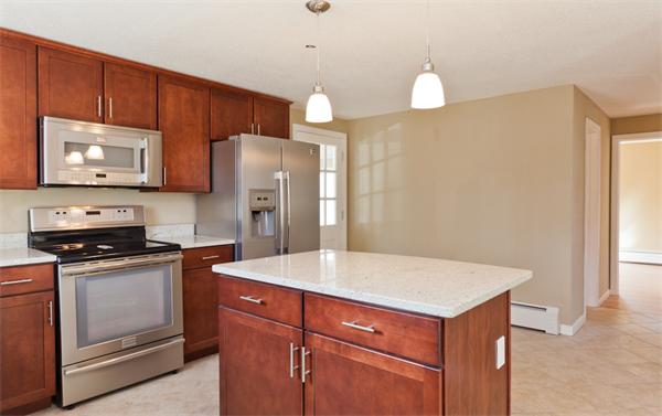 140 Druid Hill Road Springfield, MA 01129 - Photo 8 of 23 a kitchen with stainless steel appliances granite countertop a refrigerator a stove a sink and a microwave