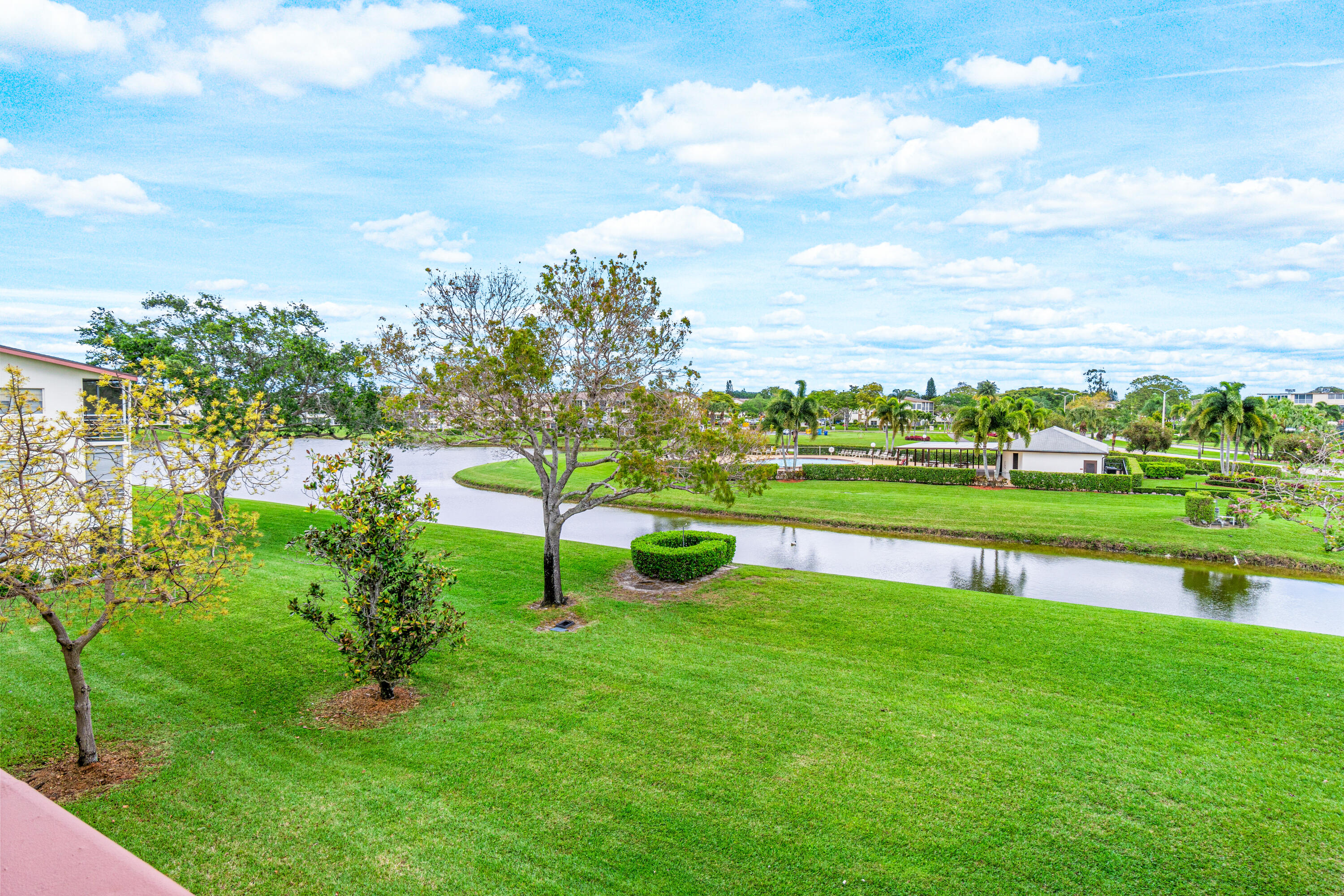 204 Preston Way, Unit E Boca Raton, FL 33434 - Photo 14 of 14 Preston Front View of Lake