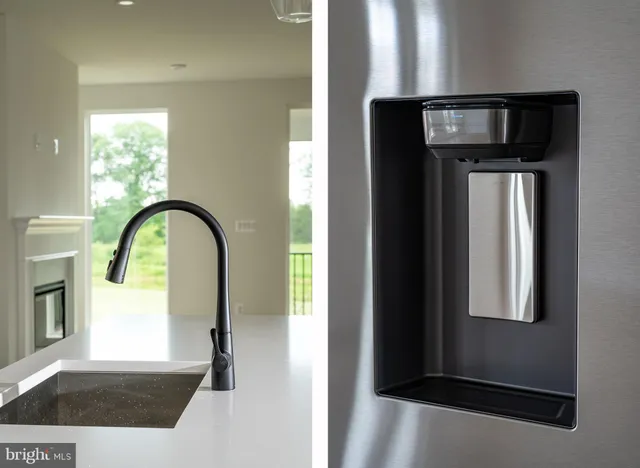 a view of an entryway of a house