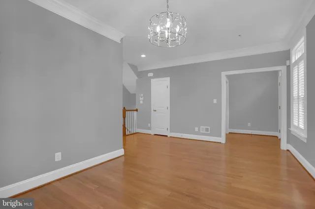 a view of an empty room