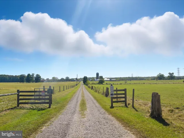 a view of a lake with a big yard
