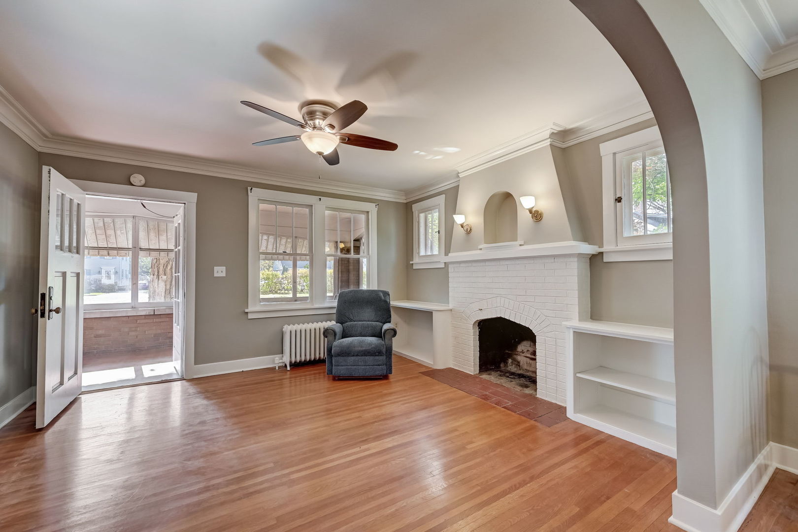 362 River Bluff Road Elgin, IL 60120 - Photo 14 of 57 a living room with furniture and a fireplace