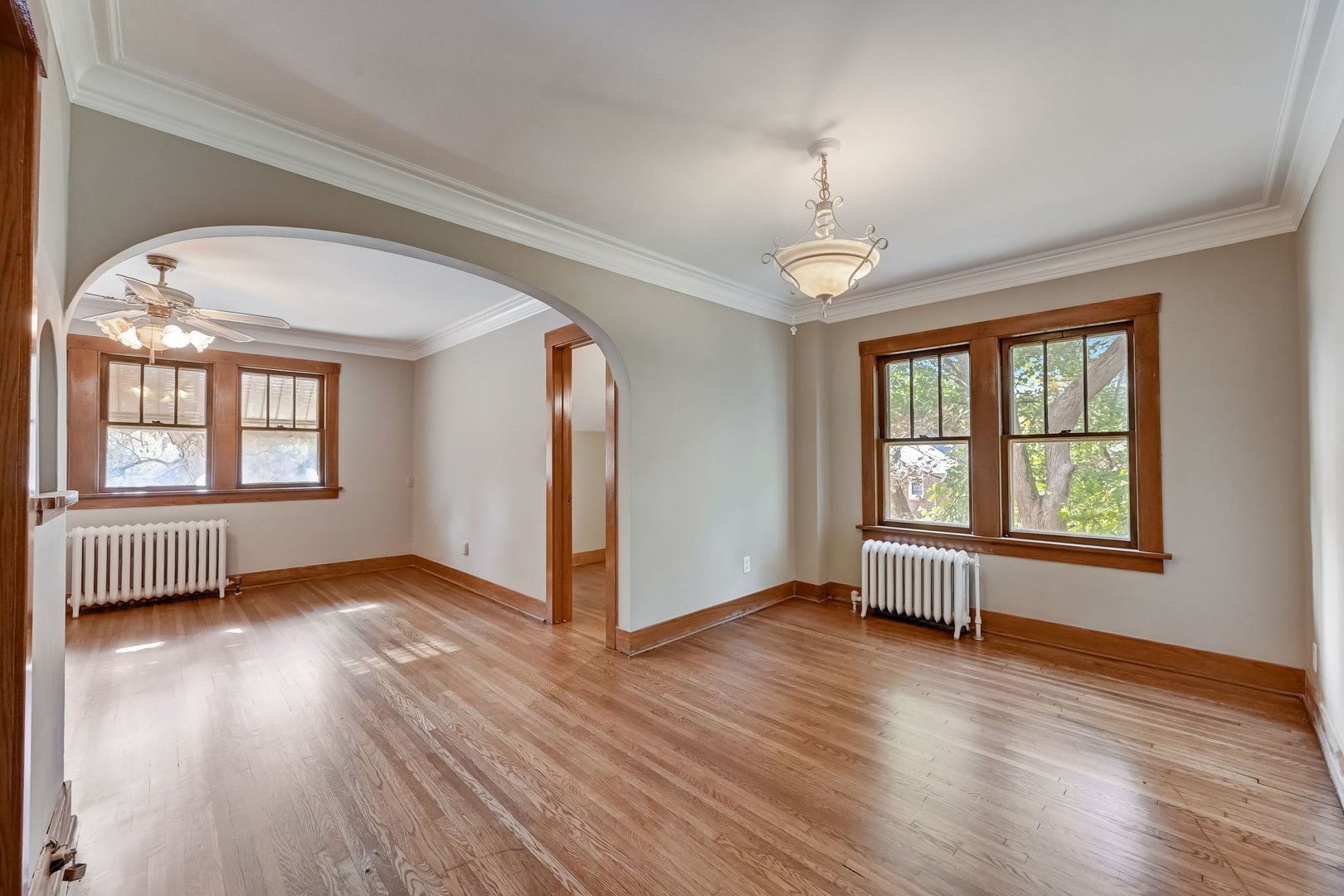 362 River Bluff Road Elgin, IL 60120 - Photo 34 of 57 a view of an empty room with window and wooden floor
