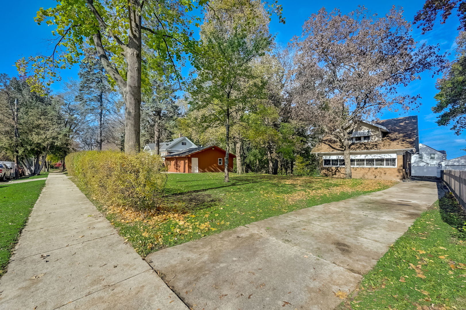 362 River Bluff Road Elgin, IL 60120 - Photo 8 of 57 a view of a yard with plants and trees