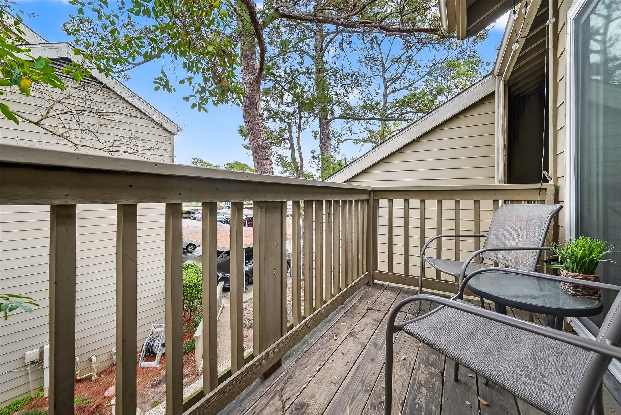 2100 Tanglewilde Street, Unit 740 Houston, TX 77063 - Photo 27 of 40 Nice deck gets morning sun. Perfect for a cup of jo in the morning