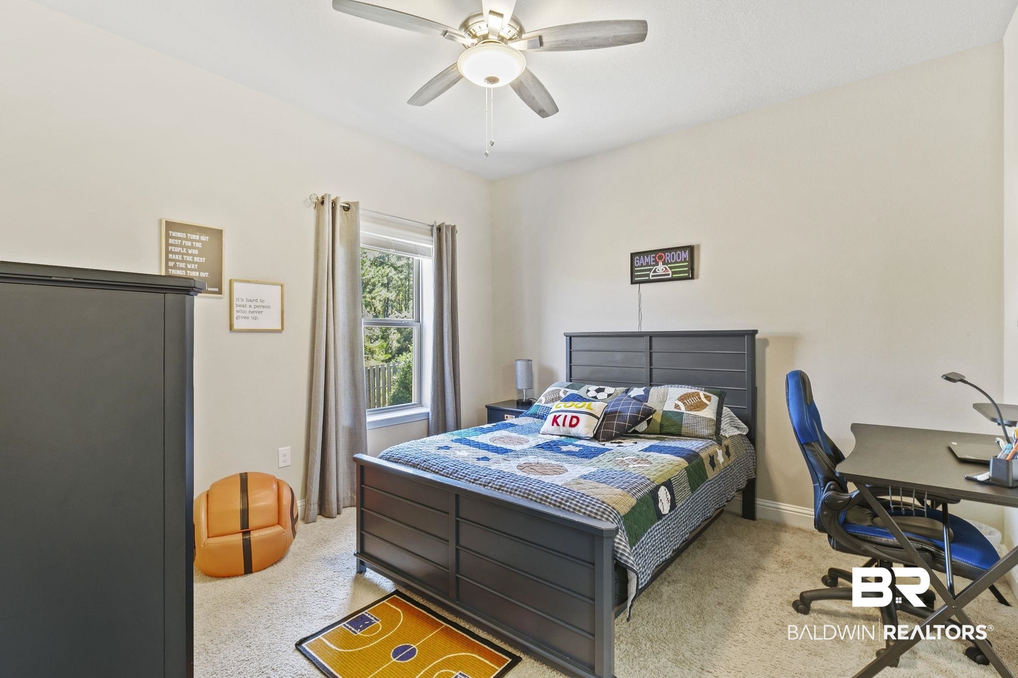 31500 Spoonbill Road Daphne, AL 36527 - Photo 41 of 85 Bedroom featuring light carpet and ceiling fan